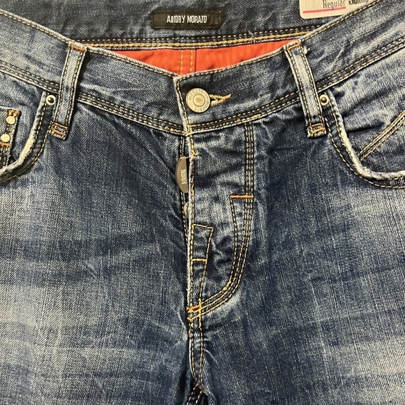 Antony Morato Straight Leg Denim Jeans - Picture 2 of 6